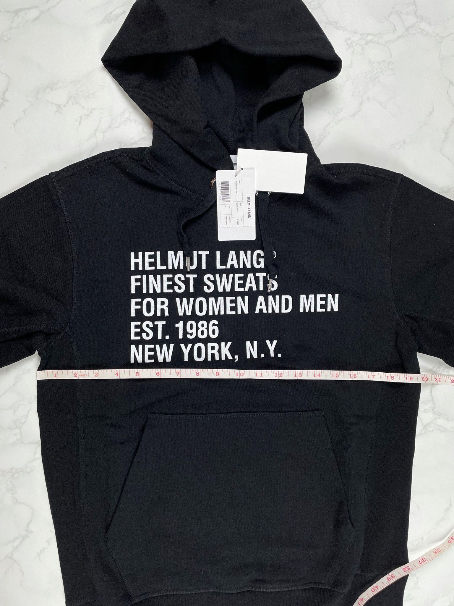 Helmut Lang 🔥55% OFF🔥 [SALE] Helmut Lang Black Standard Print Hoodie Size US S / EU 44-46 / 1 - 6 Thumbnail