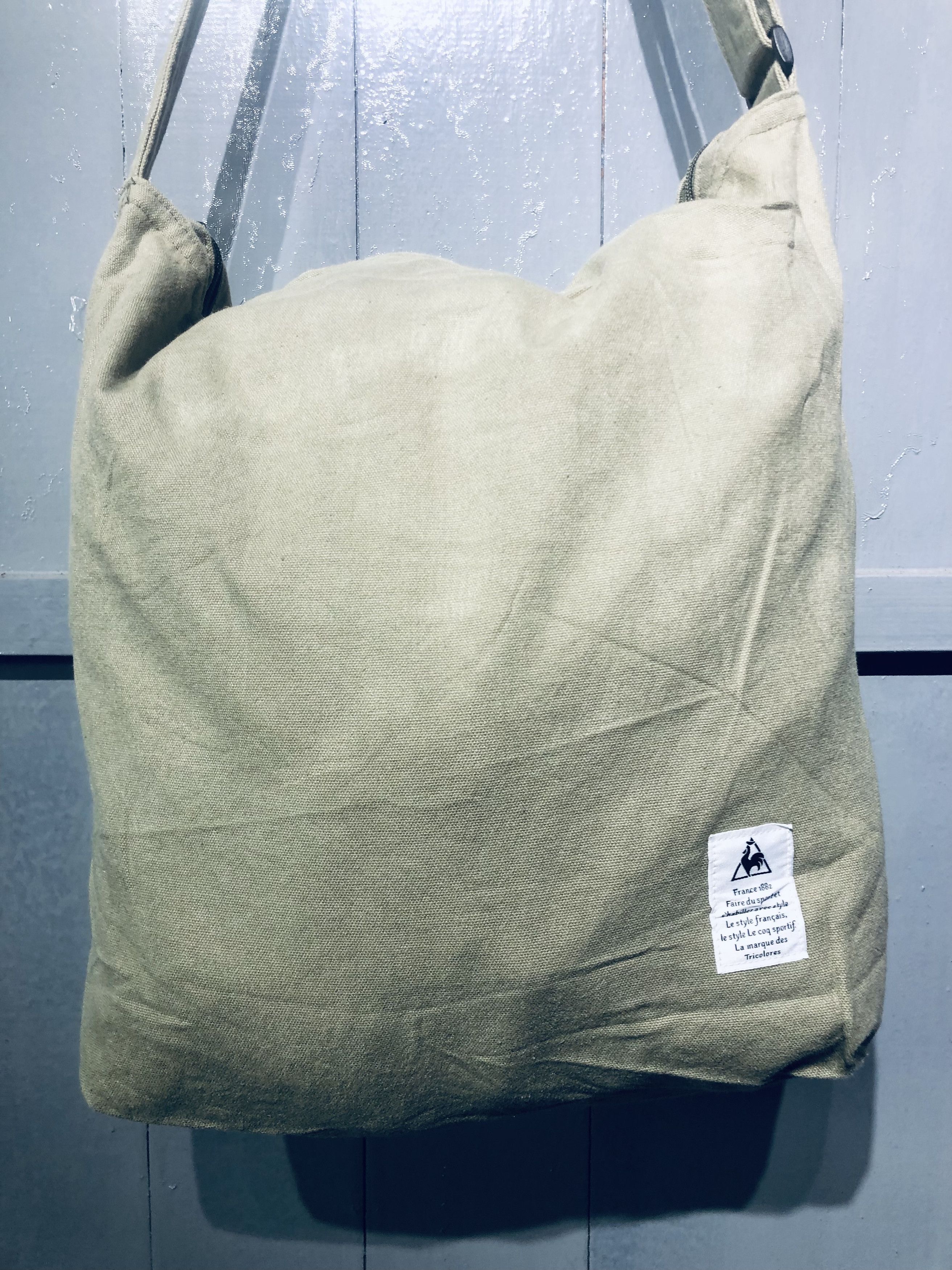 Canvas × Le Coq Sportif LECOQSPORTIF FRANCE 1882 ARMY COLOR STYLE CROSSBODY BAG Size ONE SIZE - 12 Thumbnail