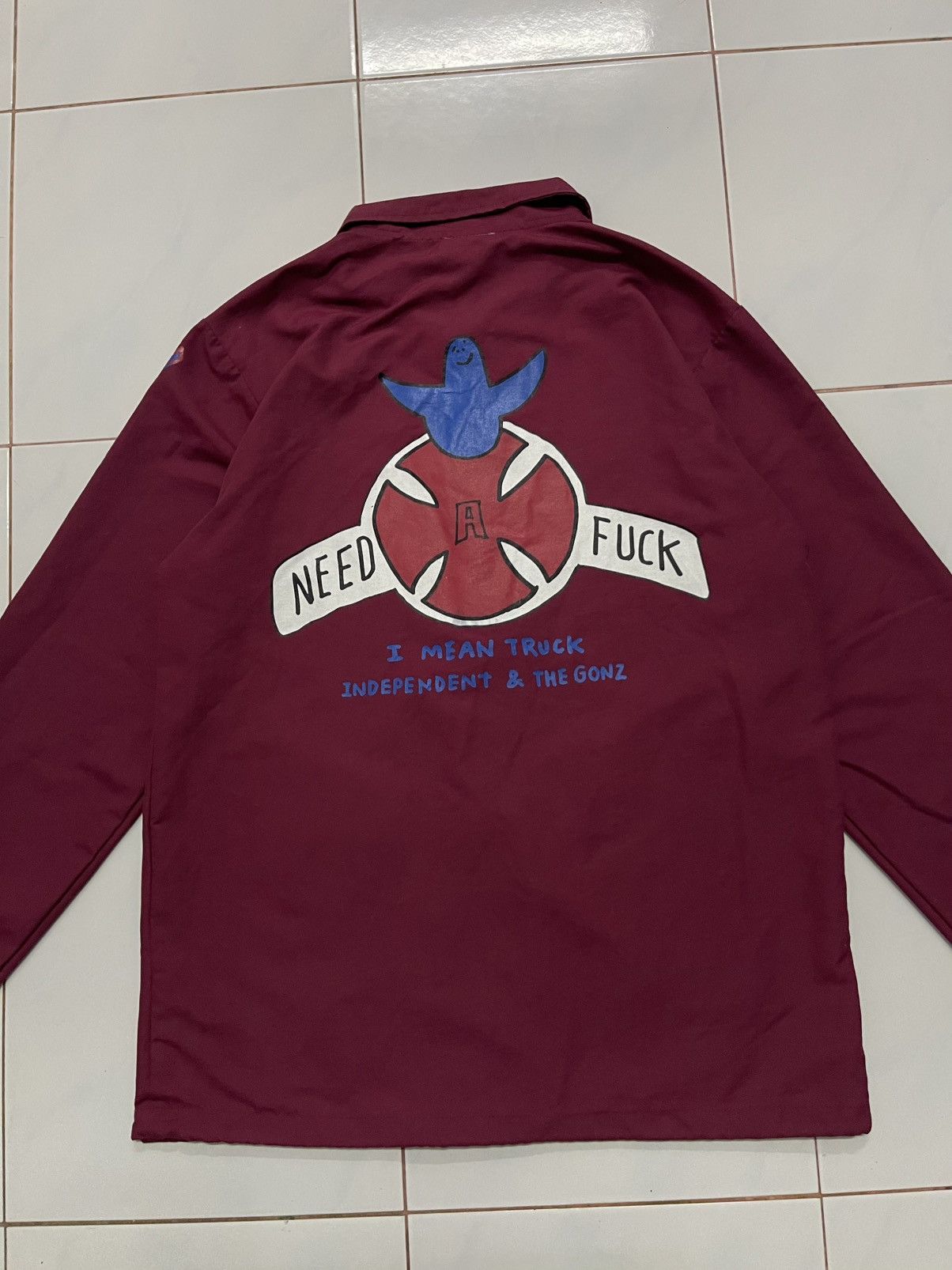 Independent Truck Co. 2000s INDEPENDENT X MARK GONZALEZ COACH JACKET RARE DESIGN Size US S / EU 44-46 / 1 - 19 Thumbnail