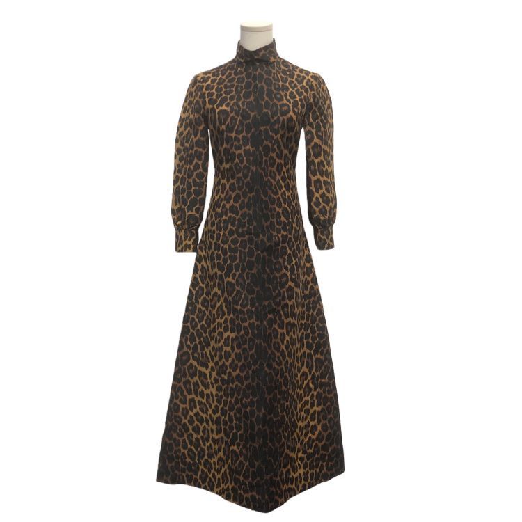 Gucci Gucci Leopard Print Midi Dress IT 36 Size XS / US 0-2 / IT 36-38 - 1 Thumbnail