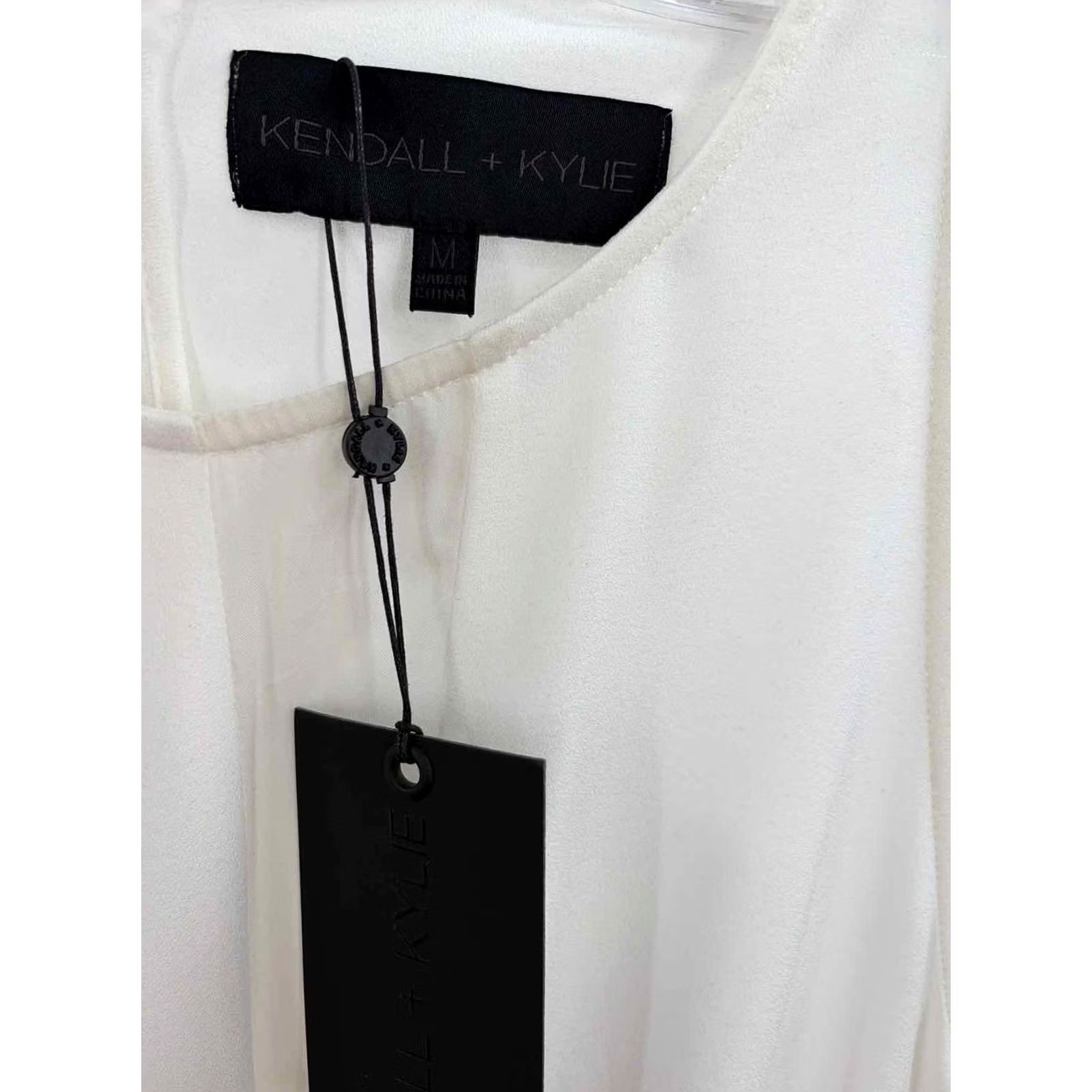Vintage Kendall + Kylie White Jumpsuit Medium Sleeveless Size 32" / US 10 / IT 46 - 2 Thumbnail