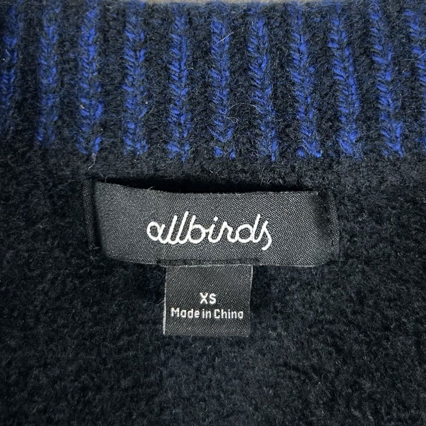 Allbirds Allbirds Jumper Long Sleeve Crewneck Sweater Womens XS Black Blue Size XS / US 0-2 / IT 36-38 - 3 Thumbnail