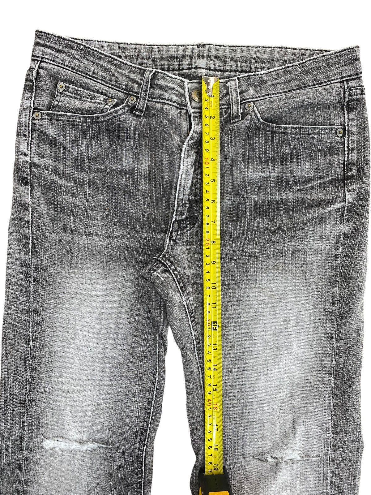 Japanese Brand Japanese Brand Faded Wash Ripped Style Flare Jeans Size US 32 / EU 48 - 11 Thumbnail