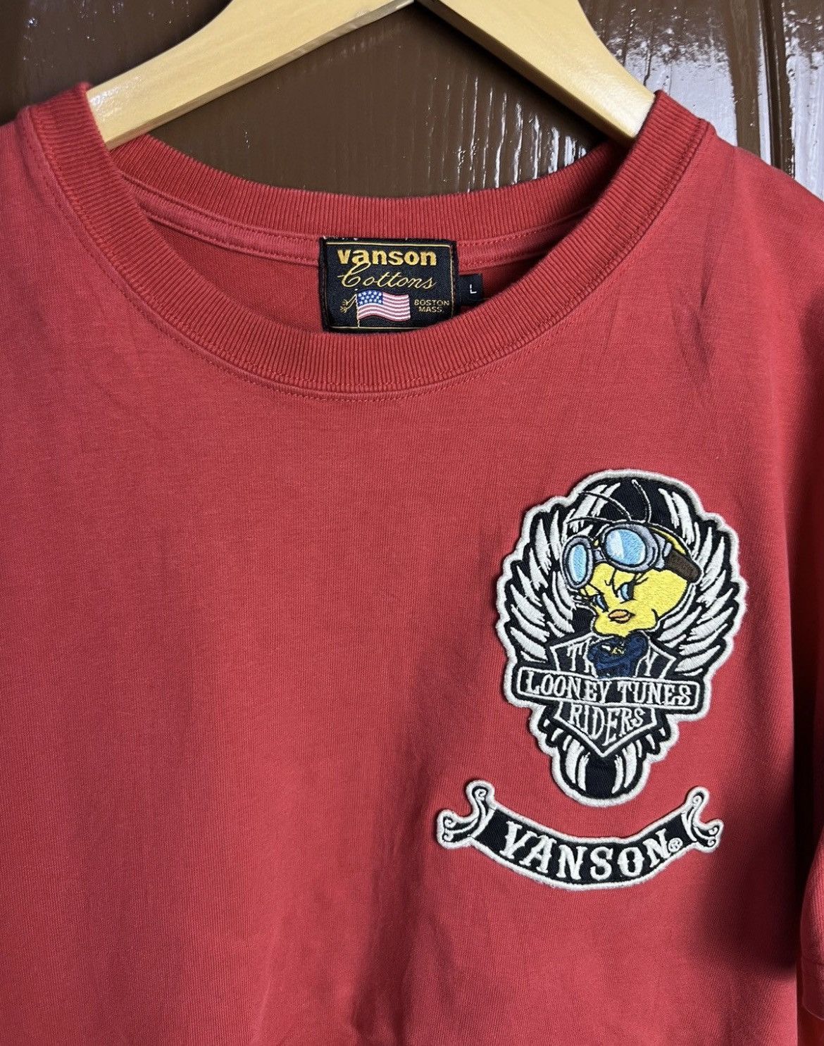 Vanson Leathers 🔥Rare Vanson Leathers x Looney Tunes Riders Tees Size US M / EU 48-50 / 2 - 7 Thumbnail