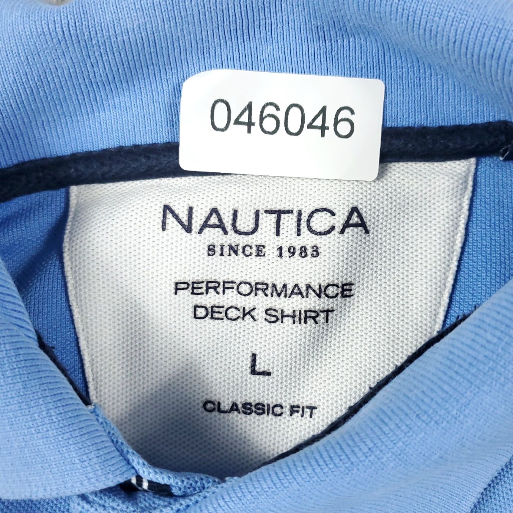 Nautica VINTAGE NAUTICA Shirt Polo Mens Large Blue Casual Short Sleeve Adult Regular Blue Nautica Logo 90s American Classic Preppy Mens Size US L / EU 52-54 / 3 - 7 Thumbnail
