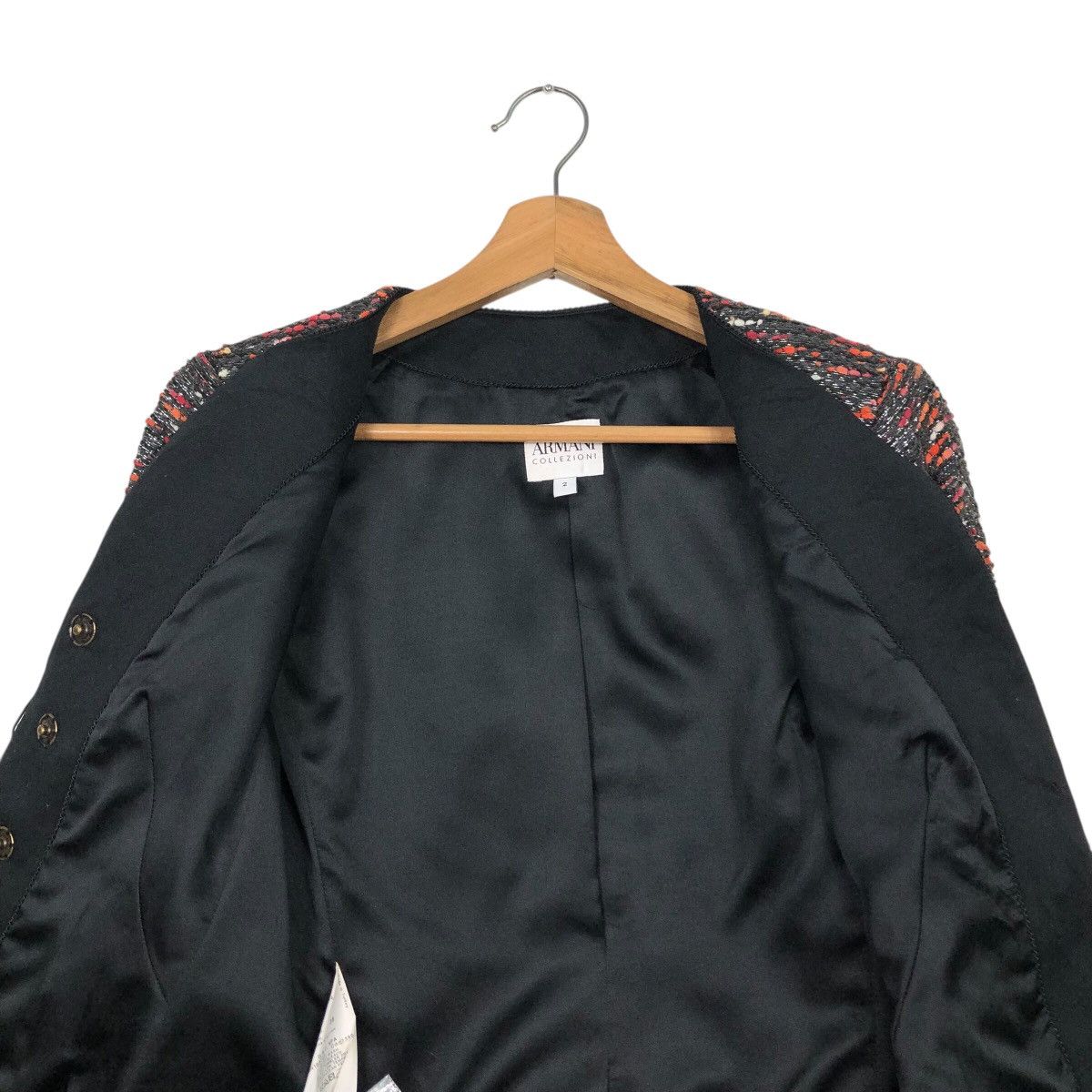 Armani Collezioni Armani Collezioni Textured Knit Button Jacket Size M / US 6-8 / IT 42-44 - 15 Thumbnail