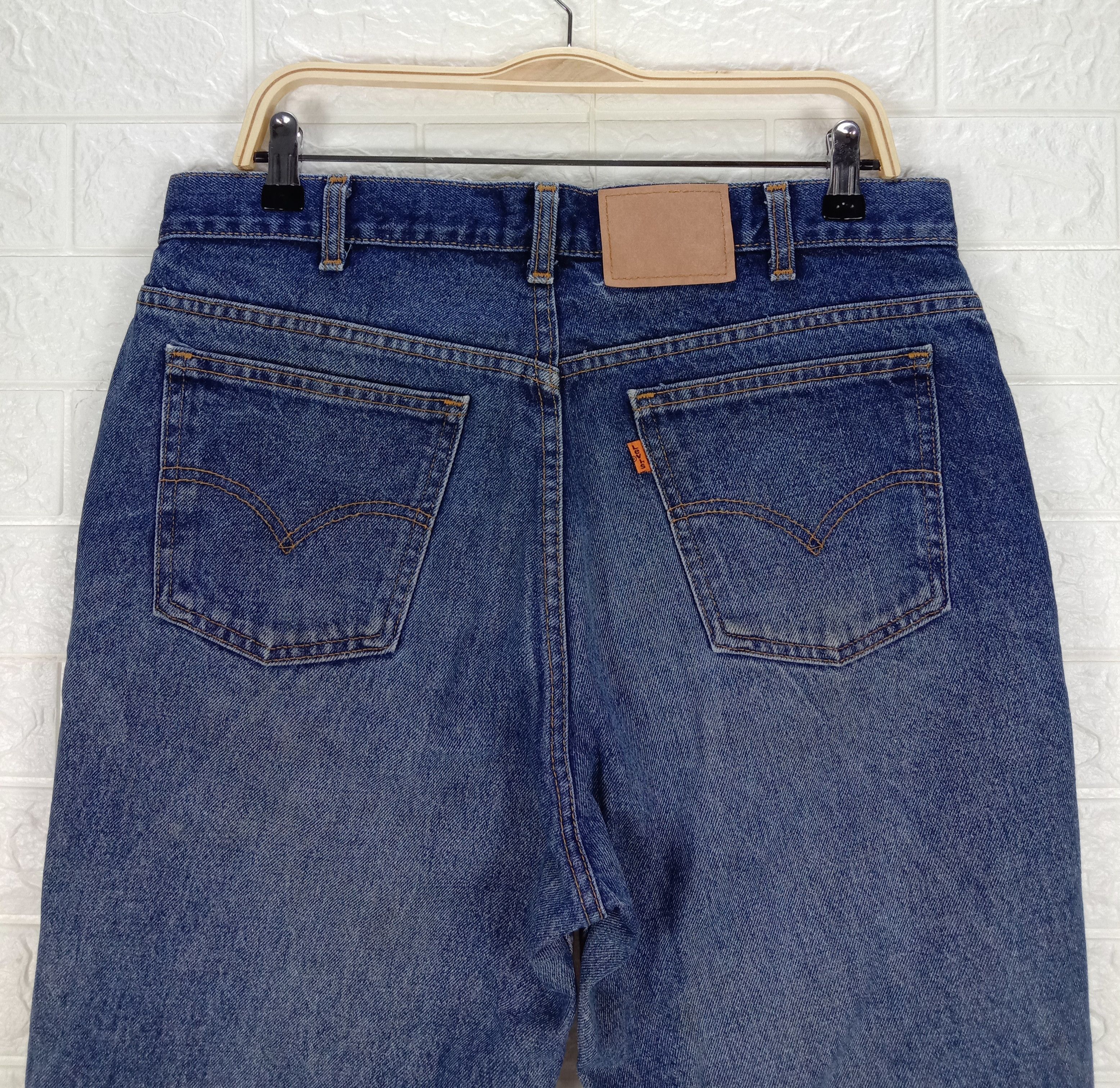 Levi's Vintage Levi's 506 Orange Tab Jeans Faded Blue Denim Size US 34 / EU 50 - 6 Thumbnail