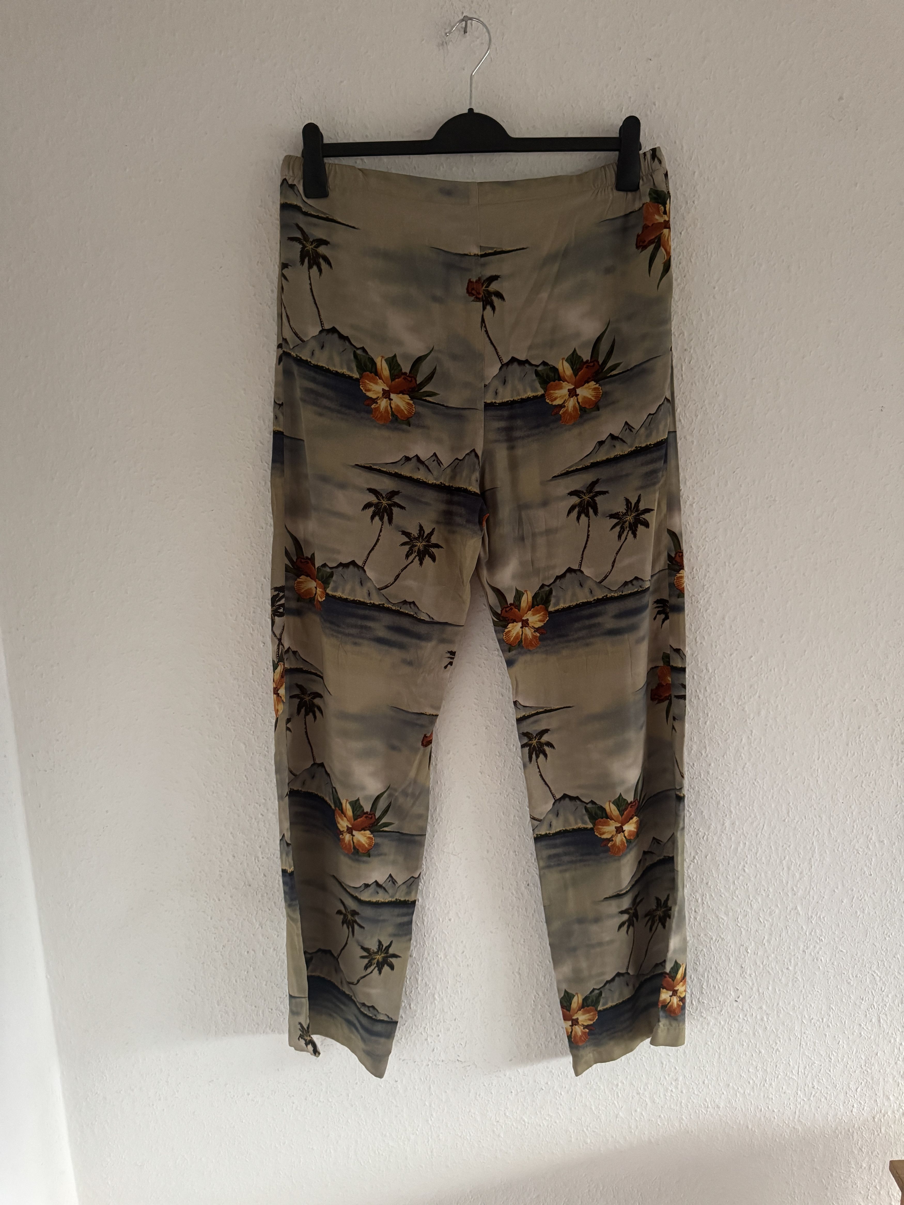 Celine Palm Tree Hawaiian Print Pants Size US 34 / EU 50 - 9 Thumbnail
