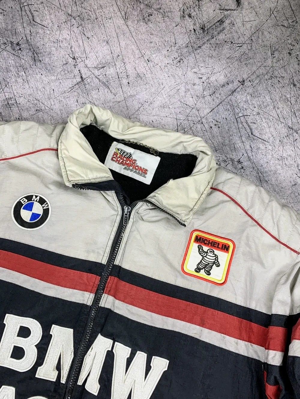 Vintage 💀🔥 BMW 💥💸 RARE Y2K Michelin Racing Jacket Vintage Coats Size US S / EU 44-46 / 1 - 2 Thumbnail