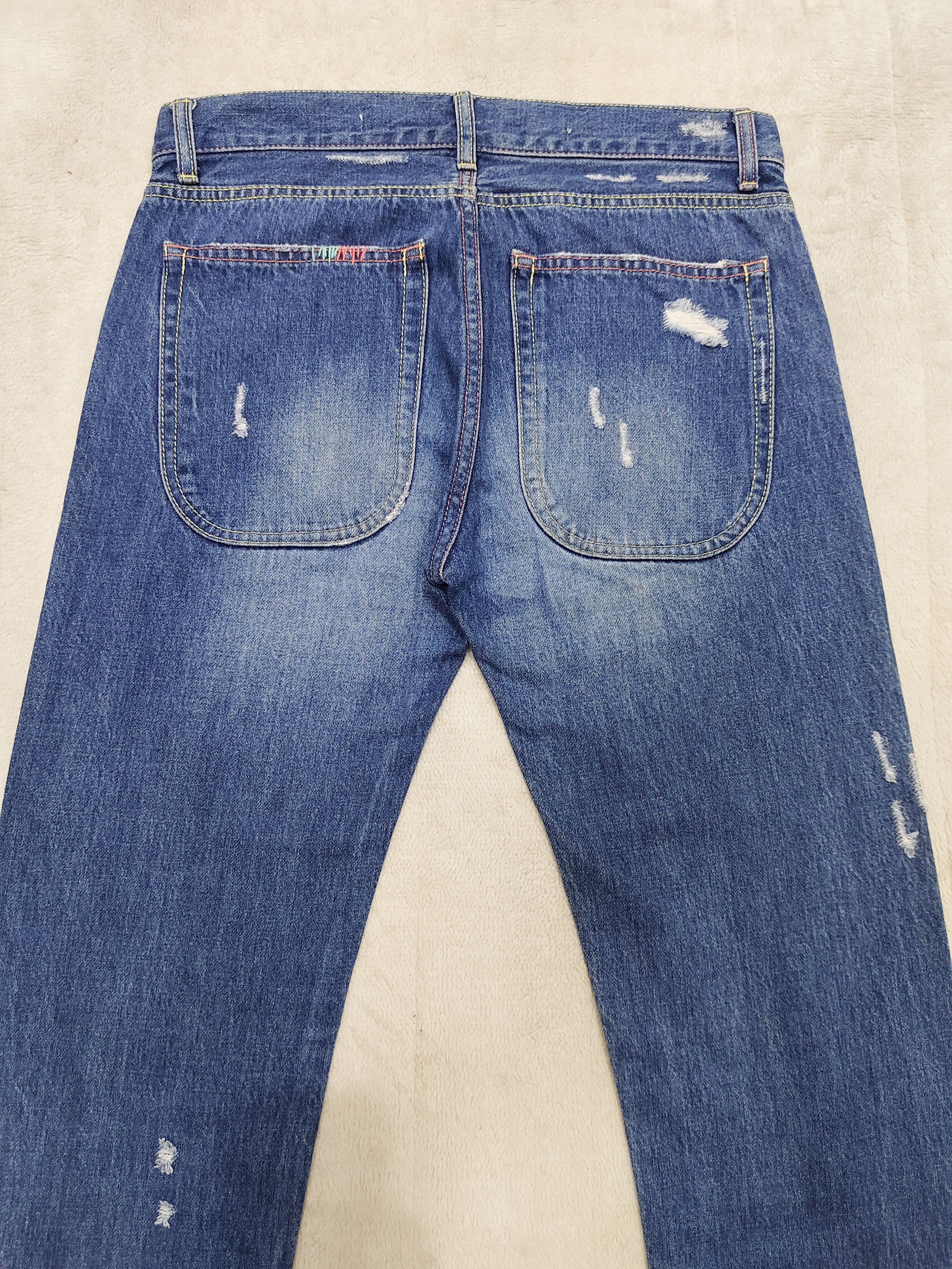Tsumori Chisato Tsumori Chisato- Hand Multicolor Stitch Distressed Archived Size US 30 / EU 46 - 5 Thumbnail