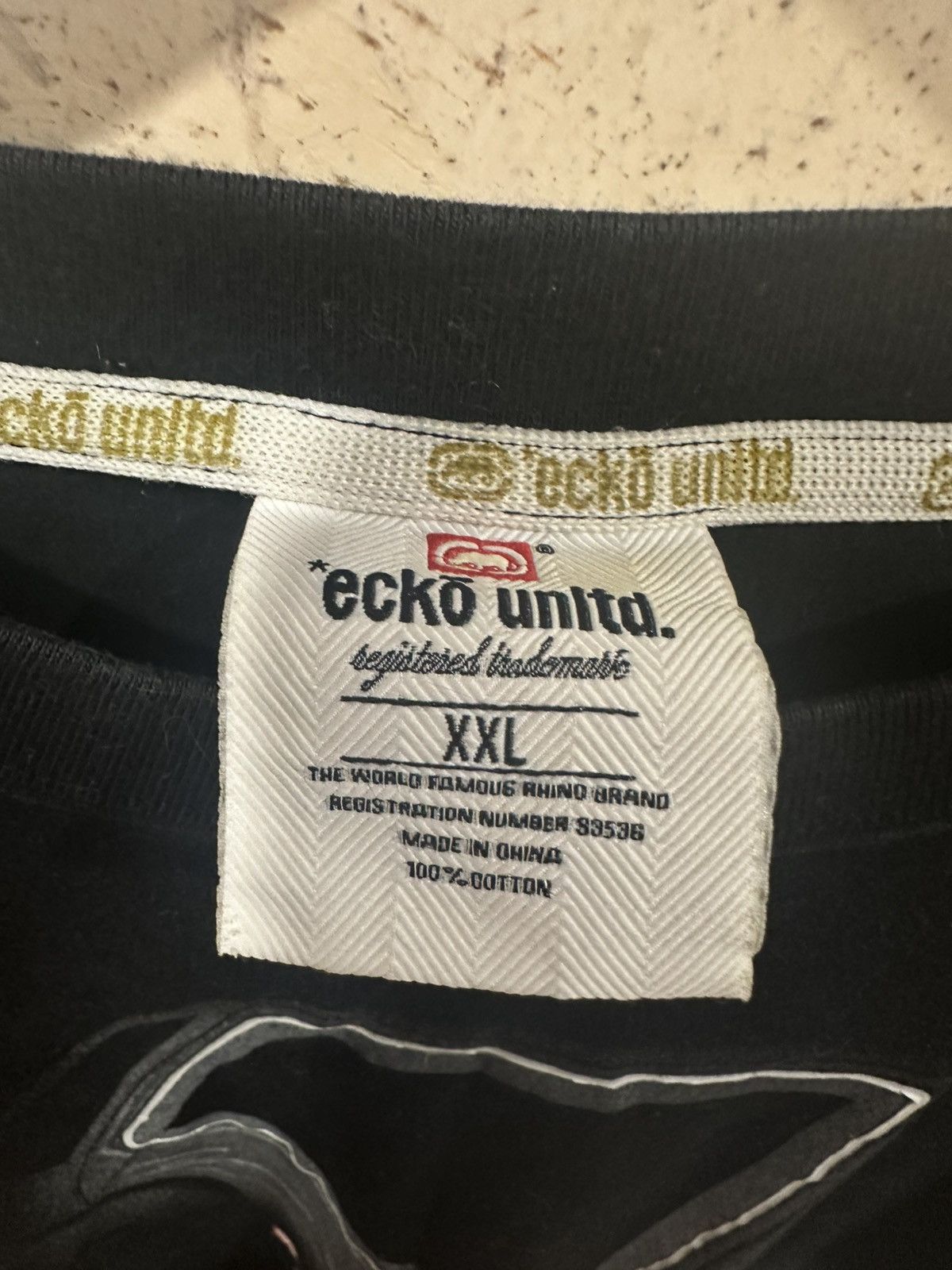 Ecko Unltd. VERY RARE ! Ecko Unltd Y2K Big Logo t-shirt Size US XXL / EU 58 / 5 - 2 Thumbnail
