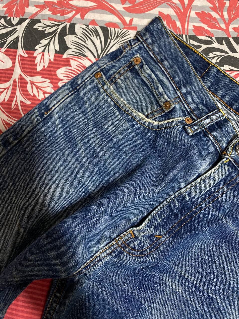 Levi's × Vintage Vintage Levi's 505 Signature Released Hem Jeans Size US 34 / EU 50 - 4 Thumbnail