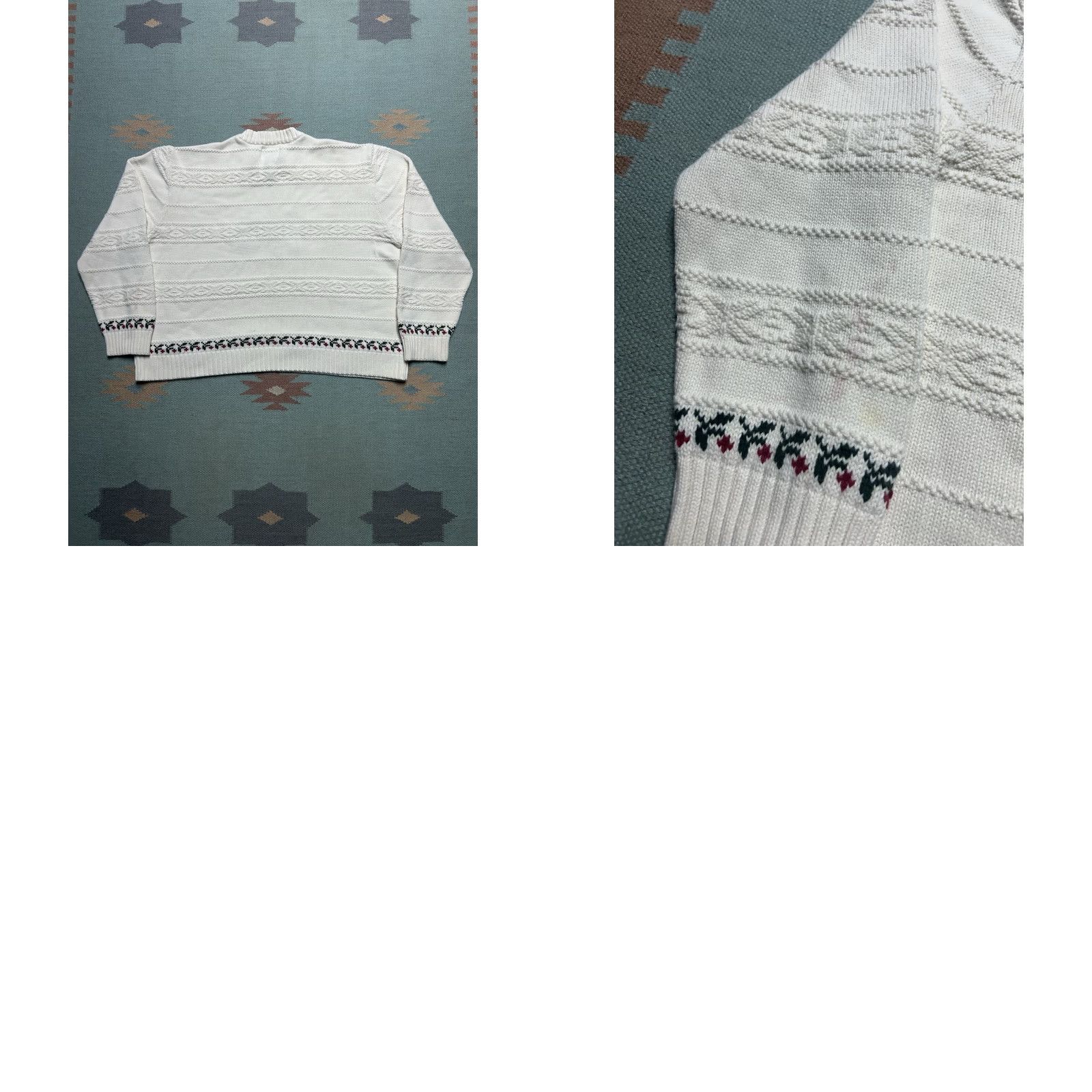 Vintage VINTAGE Cabela’s Cotton Knit Sweater Embroidered Birds Nature Flaws Womens Large L White Pullover Knit Shirt 60s 70s? Size L / US 10 / IT 46 - 8 Thumbnail