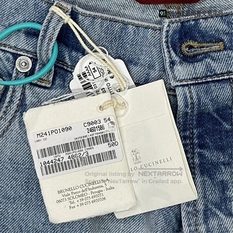 Brunello Cucinelli Brunello Cucinelli Men's Slim Straight. Size US 32 / EU 48 - 8 Thumbnail