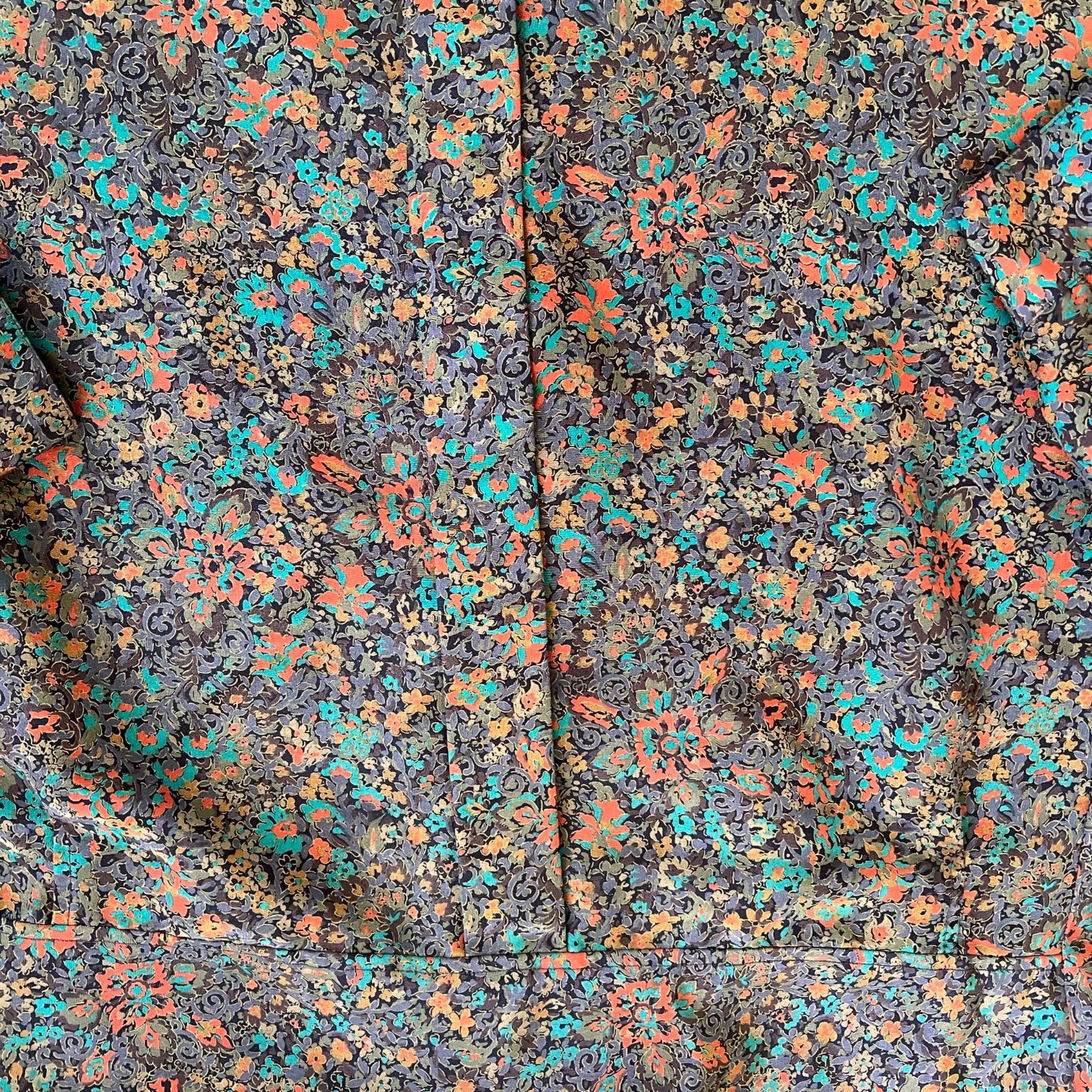Vintage Vintage David Matthew Novelty Print Floral Grunge Blouse Size L / US 10 / IT 46 - 3 Thumbnail