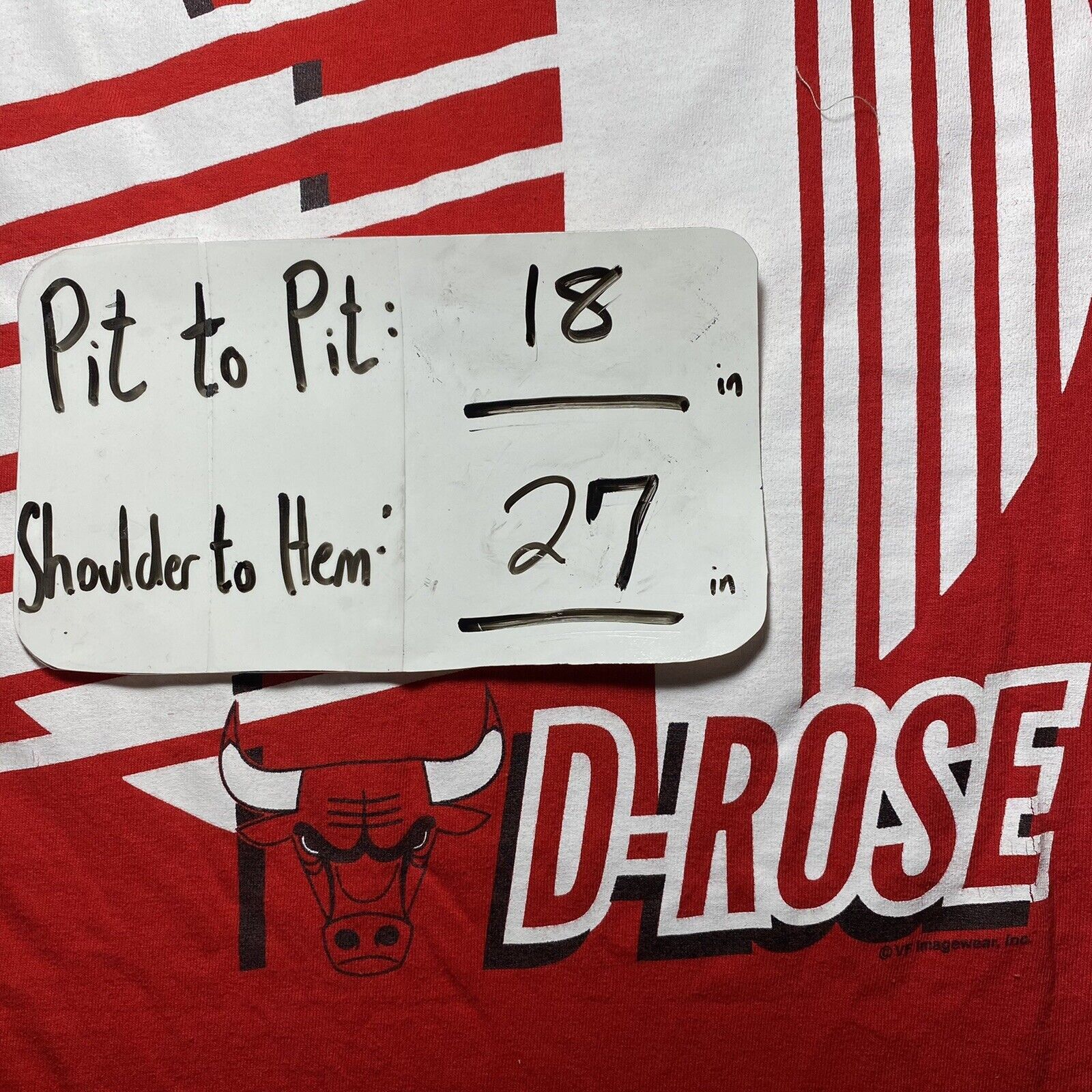 Majestic Majestic NBA Chicago Bulls Red Graphic T Shirt Size US S / EU 44-46 / 1 - 11 Thumbnail