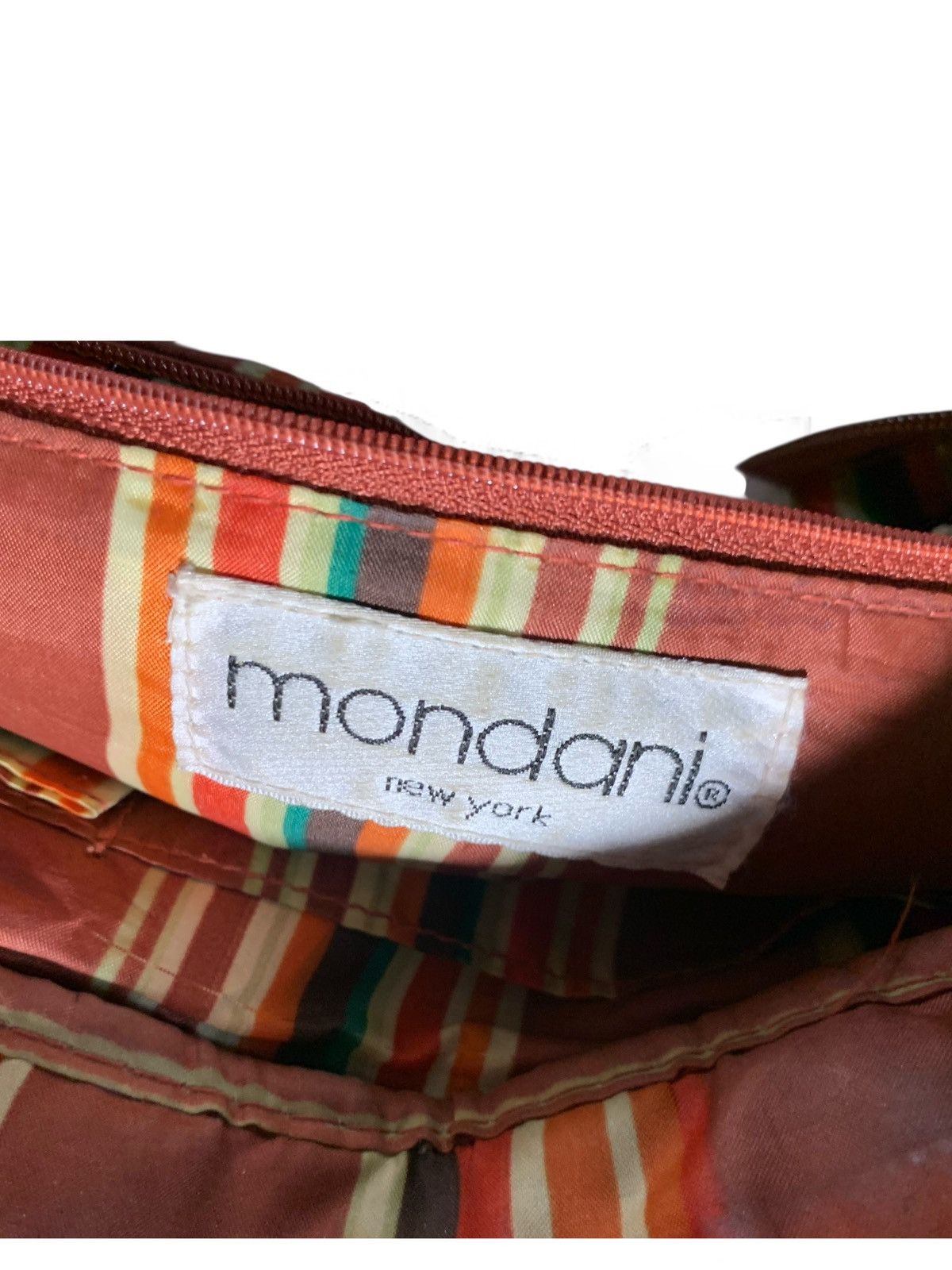 Other Mondani Brown Leather Handbag (item#b116) Size ONE SIZE - 10 Thumbnail