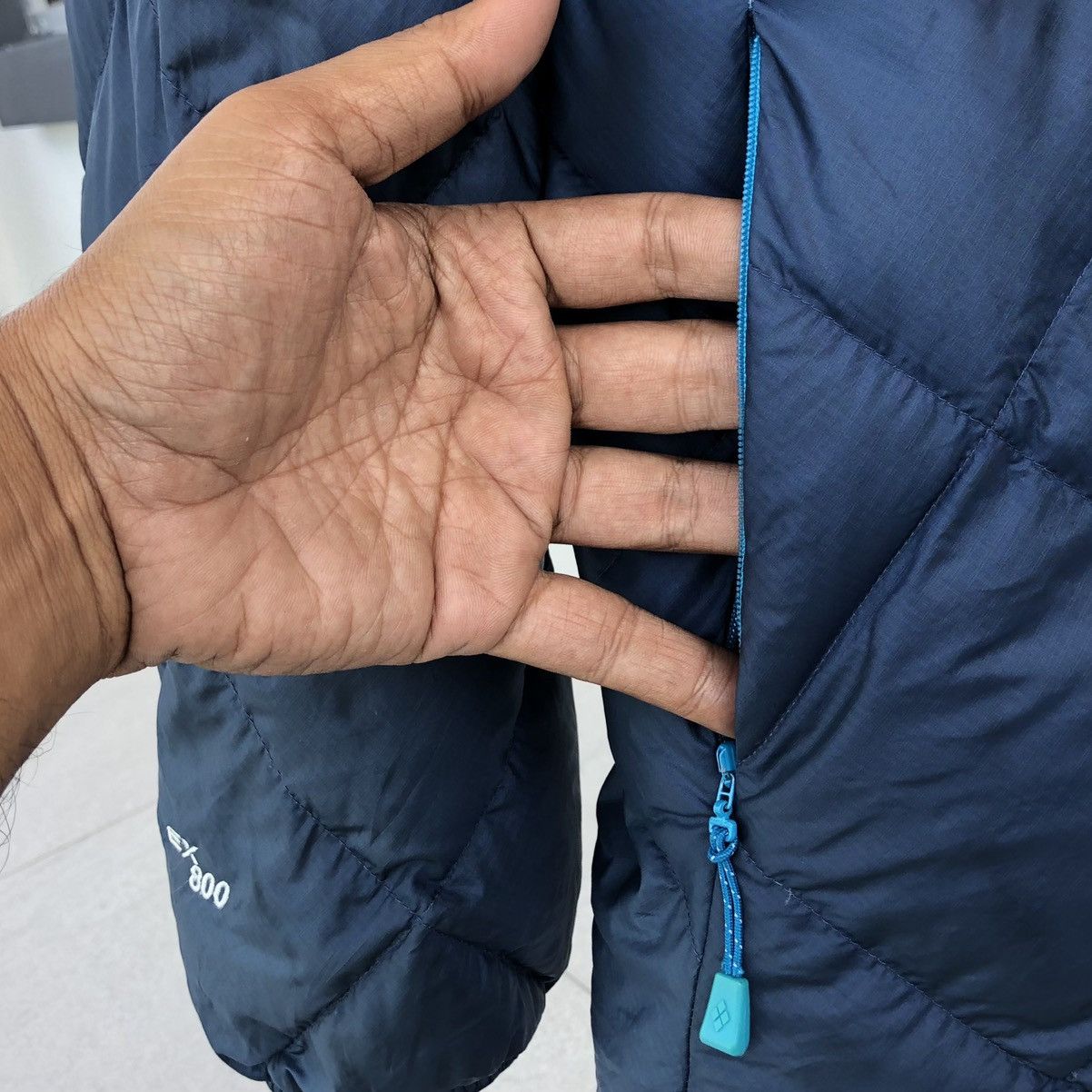 Montbell Montbell EX800 Lightweight Diamond Stitch Down Jacket Size M / US 6-8 / IT 42-44 - 6 Thumbnail