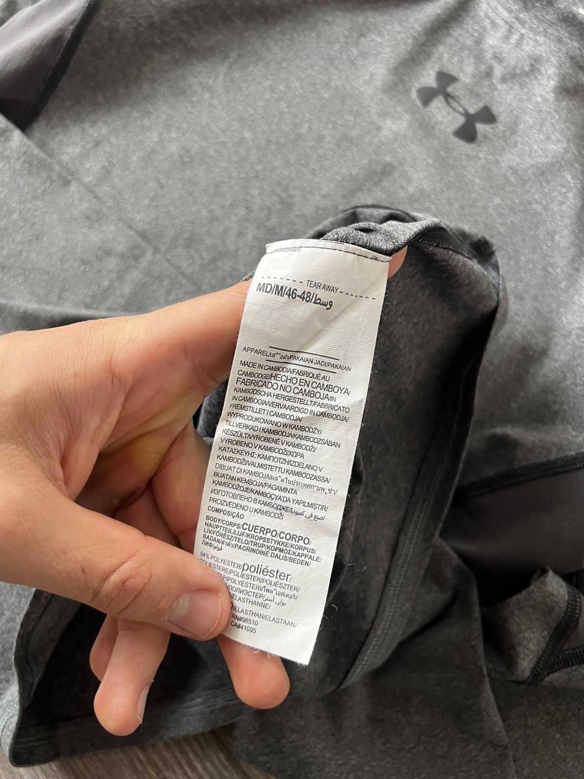 Other × Under Armour Under Armour Central Logo Onix Compression Heatgear Long Tee Size US M / EU 48-50 / 2 - 25 Thumbnail