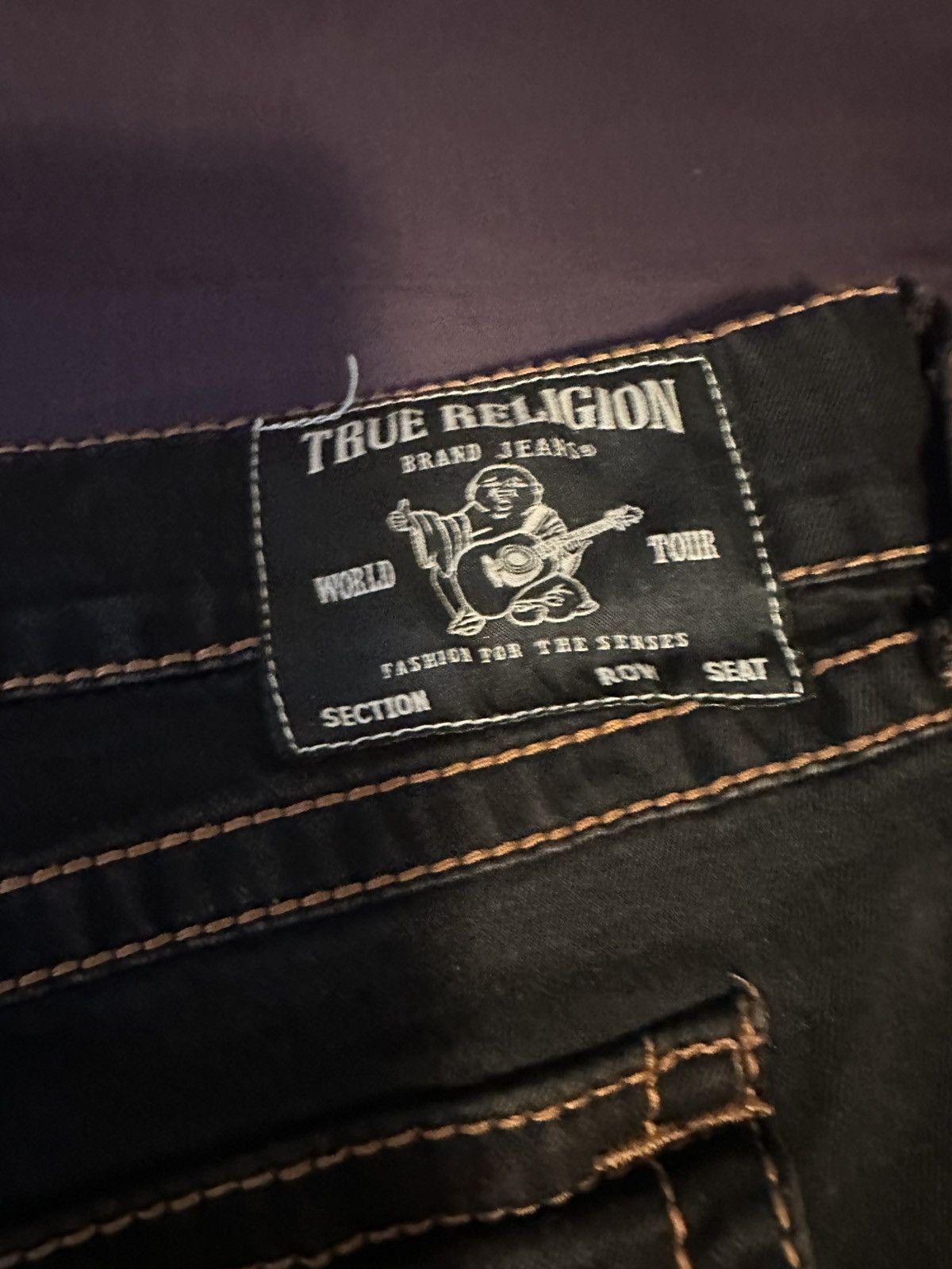 True Religion True Religion Black Denim Size US 42 / EU 58 - 6 Thumbnail