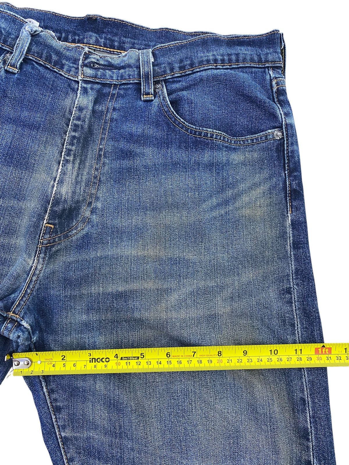 Levi's Levi’s Mud Wash Whiskered Style Straight Leg Jeans Size US 33 - 7 Thumbnail