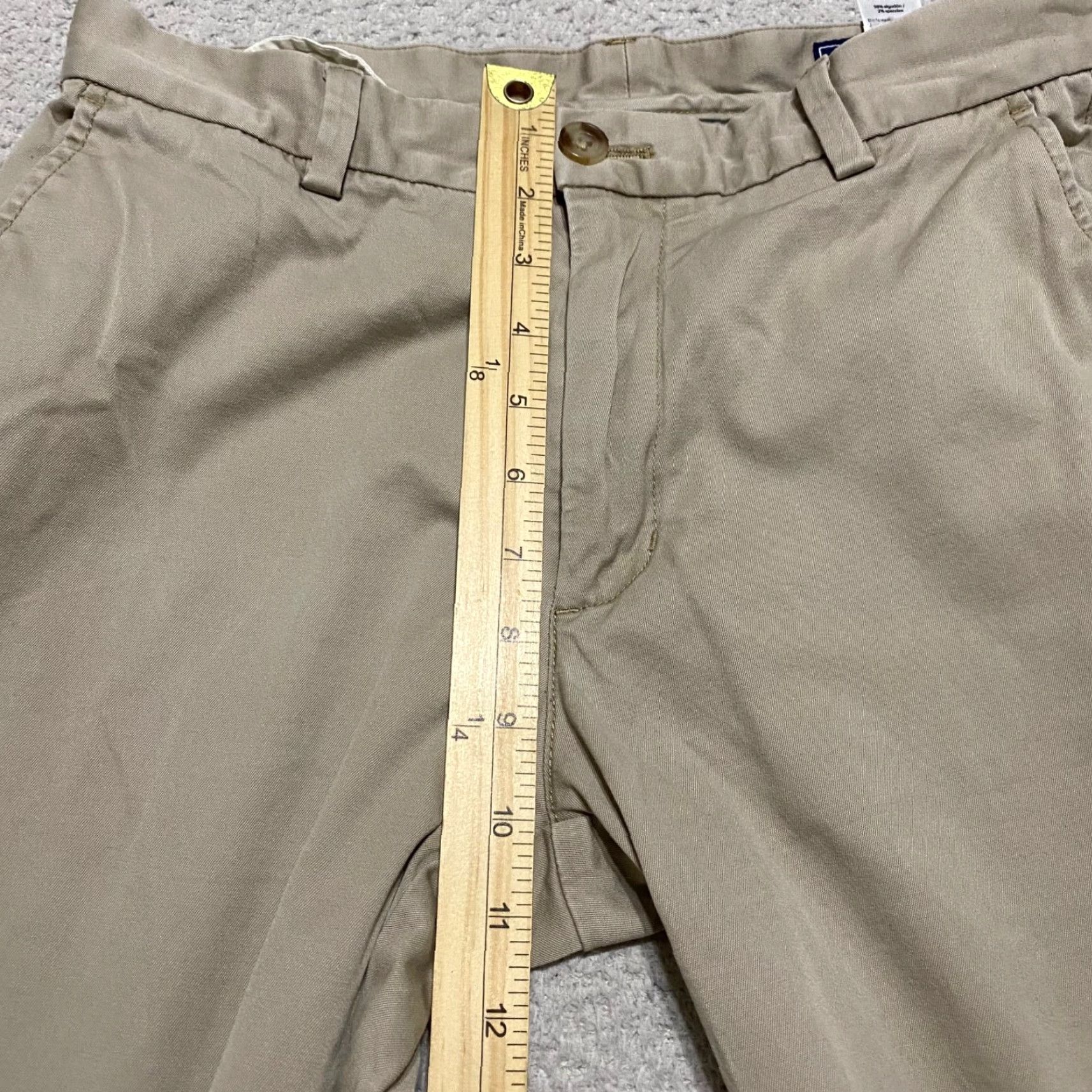 J.Crew Vineyard Vines Mens Pants 30x32 Beige Chino Straight Mid Rise Business Casual Size US 30 / EU 46 - 7 Thumbnail