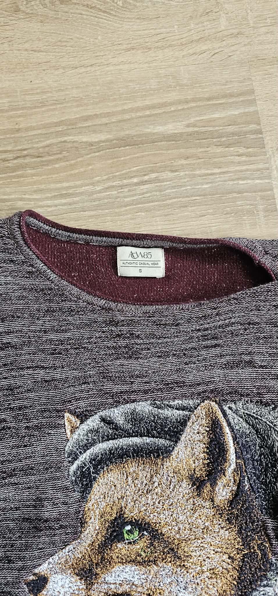 Other Custom 150K Stitch Aristocrat Fox Embroidery Sweater S Size US S / EU 44-46 / 1 - 6 Thumbnail