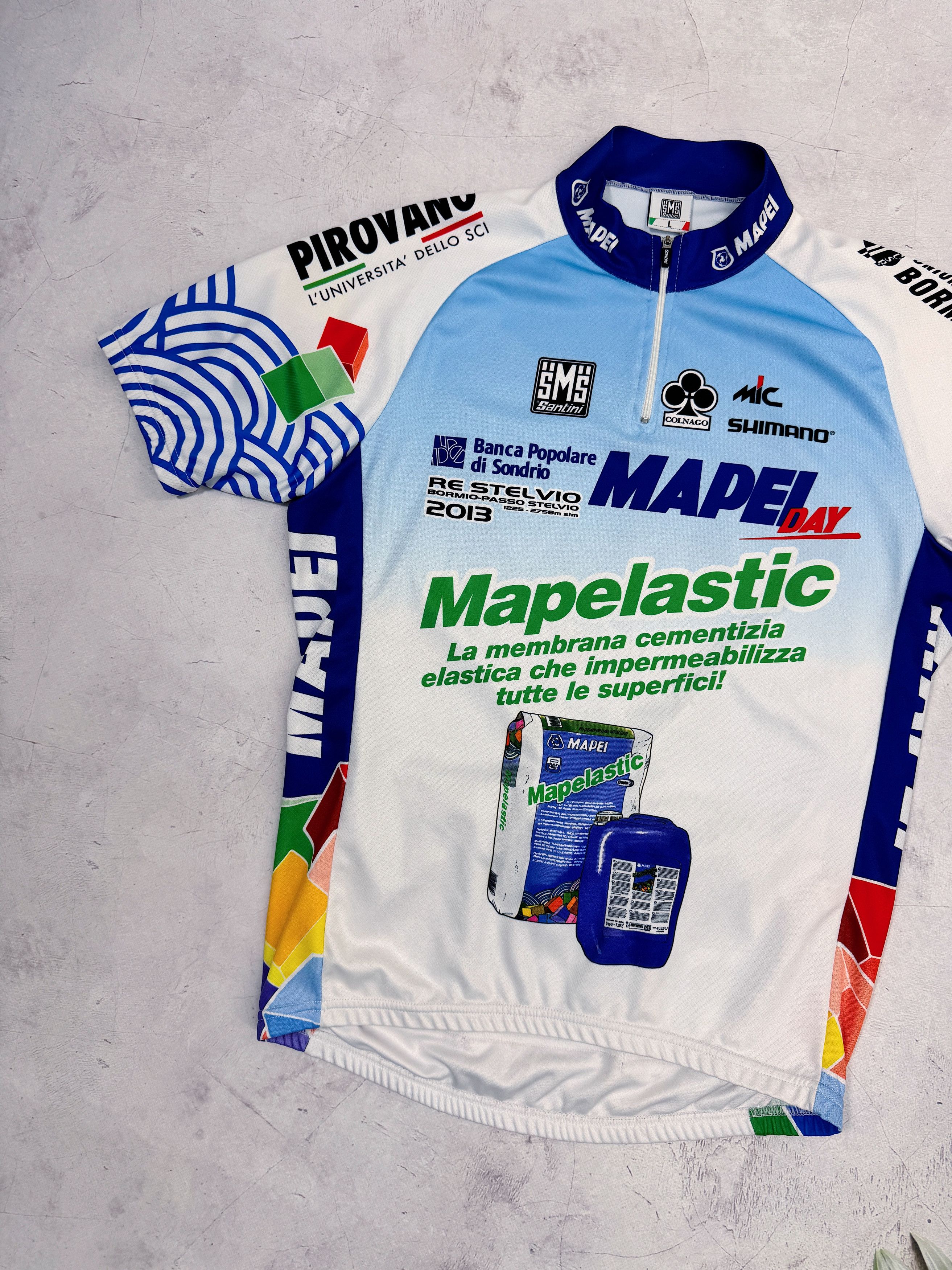 Sports Specialties × Vintage Santini Mapei Day Cycling Jersey Colnago 2013 Size US M / EU 48-50 / 2 - 3 Thumbnail