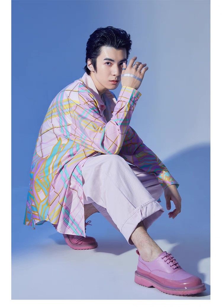 Other Asymmetric Pattern Multi-color Button Up Shirt Size US M / EU 48-50 / 2 - 16 Thumbnail