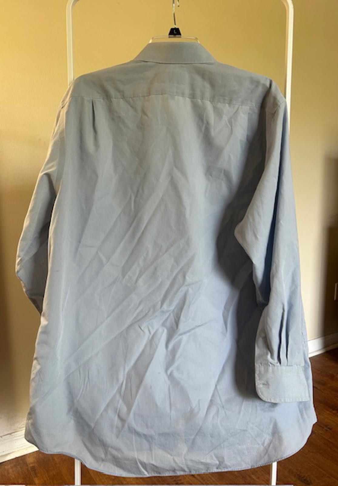 Burlington Barrington Men's Dress Shirt, Light Blue, Size 16 32/33 Size US L / EU 52-54 / 3 - 2 Thumbnail