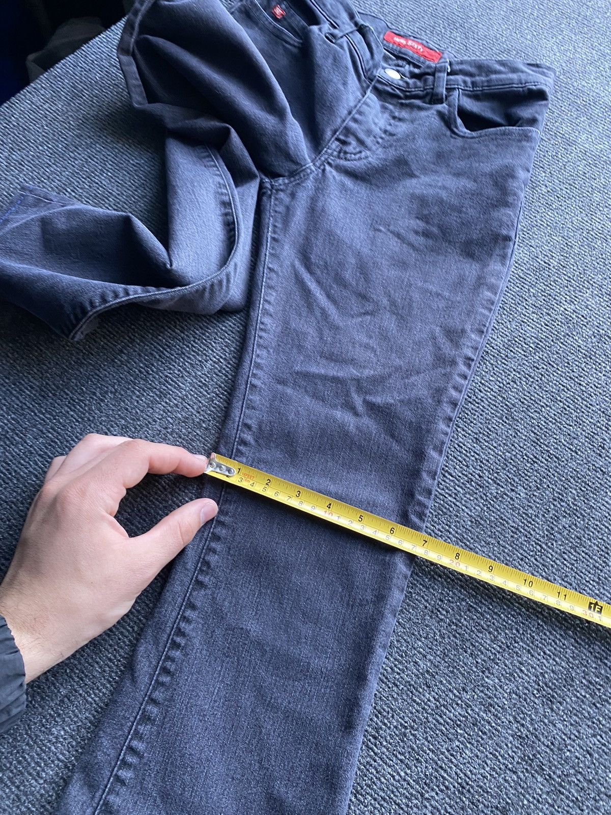 Miss Sixty 🔥Miss Sixty Bootcut Gray 25 Jeans gothic emo alt rare Size 25" / US 0 / IT 36 - 21 Thumbnail