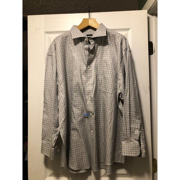 Jos. A. Bank jos.a.bank RESERVE mens egyptian cotton dress shirt 18.5-34 Size US XXL / EU 58 / 5 - 1 Thumbnail