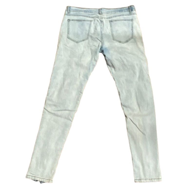 & Other Stories MANS Mens 34 Light Wash Skinny Jeans Ankle Zipper Pre Owned Size 34 - 4 Thumbnail