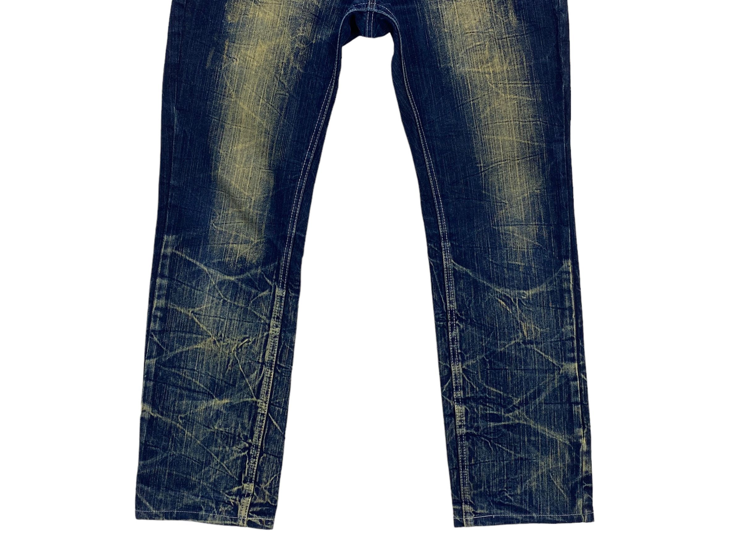 Japanese Brand Double Waist Jeans Japanese Punk Rock Traditional Trim Pants Size US 30 / EU 46 - 4 Thumbnail