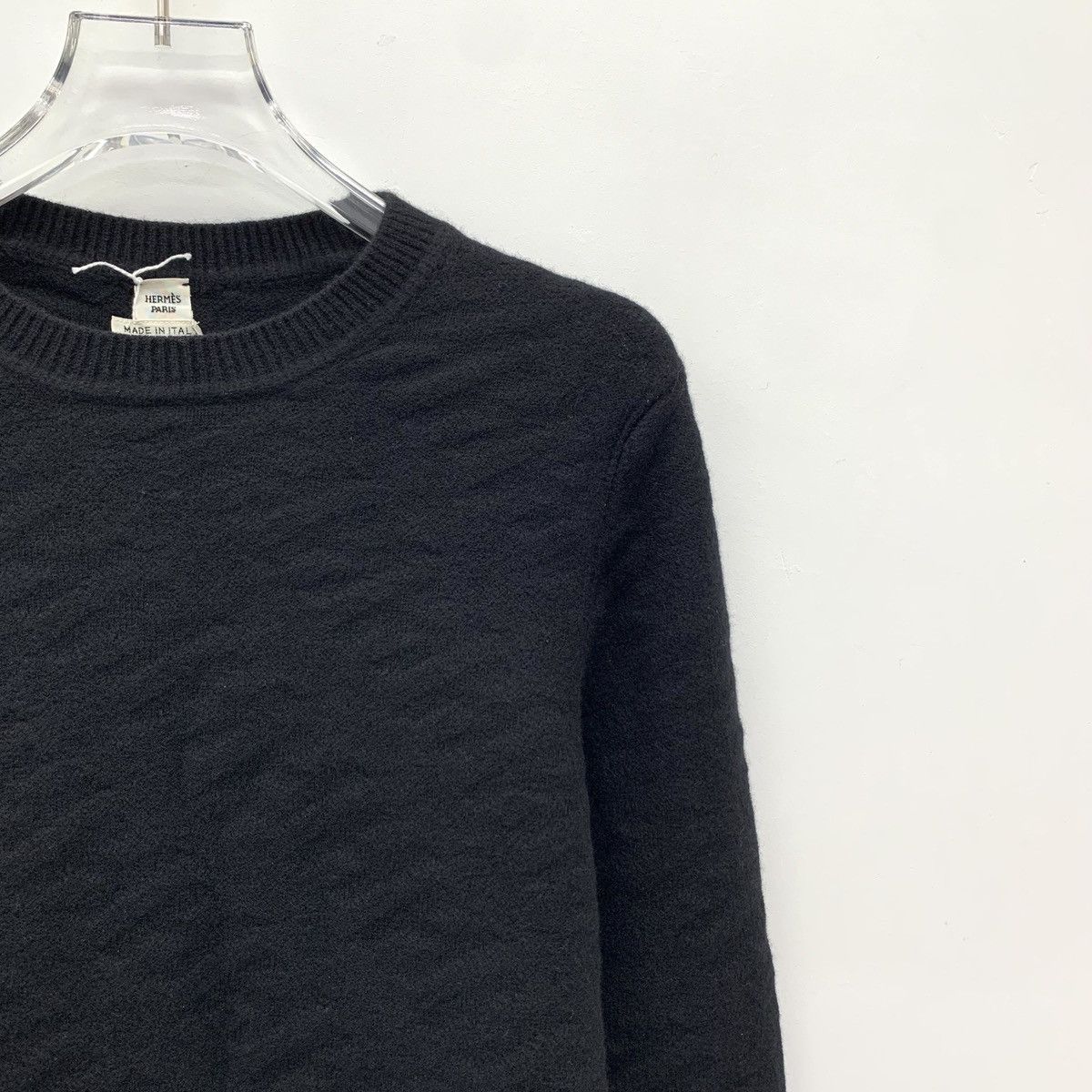 Hermes Hermes Wool Long Sleeve Knit Sweater K26WX Size S / US 4 / IT 40 - 3 Thumbnail