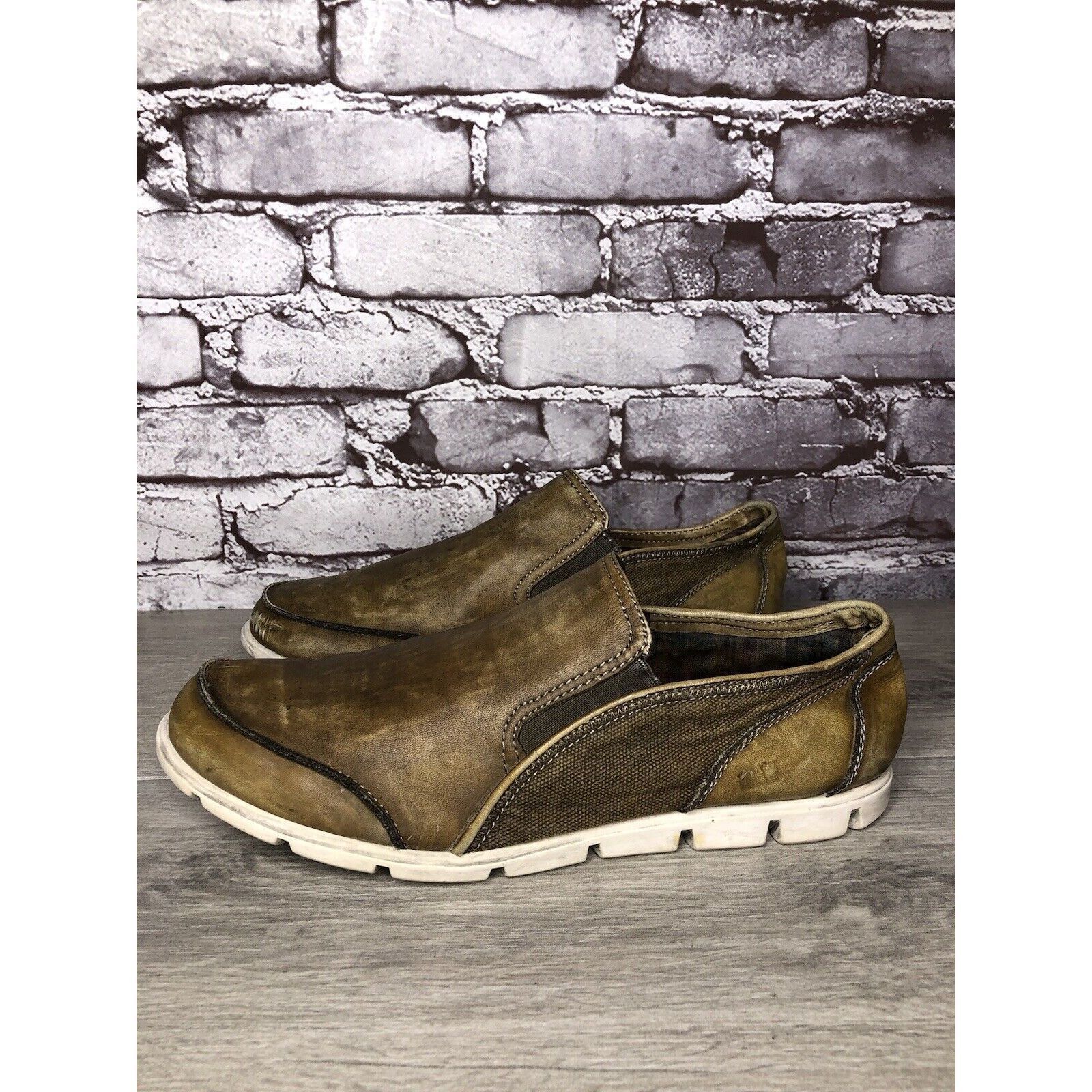 Bed Stu Bed Stu Coaster Brown Leather Slip On Loafers Casual Shoes M Size US 10 / EU 43 - 5 Thumbnail