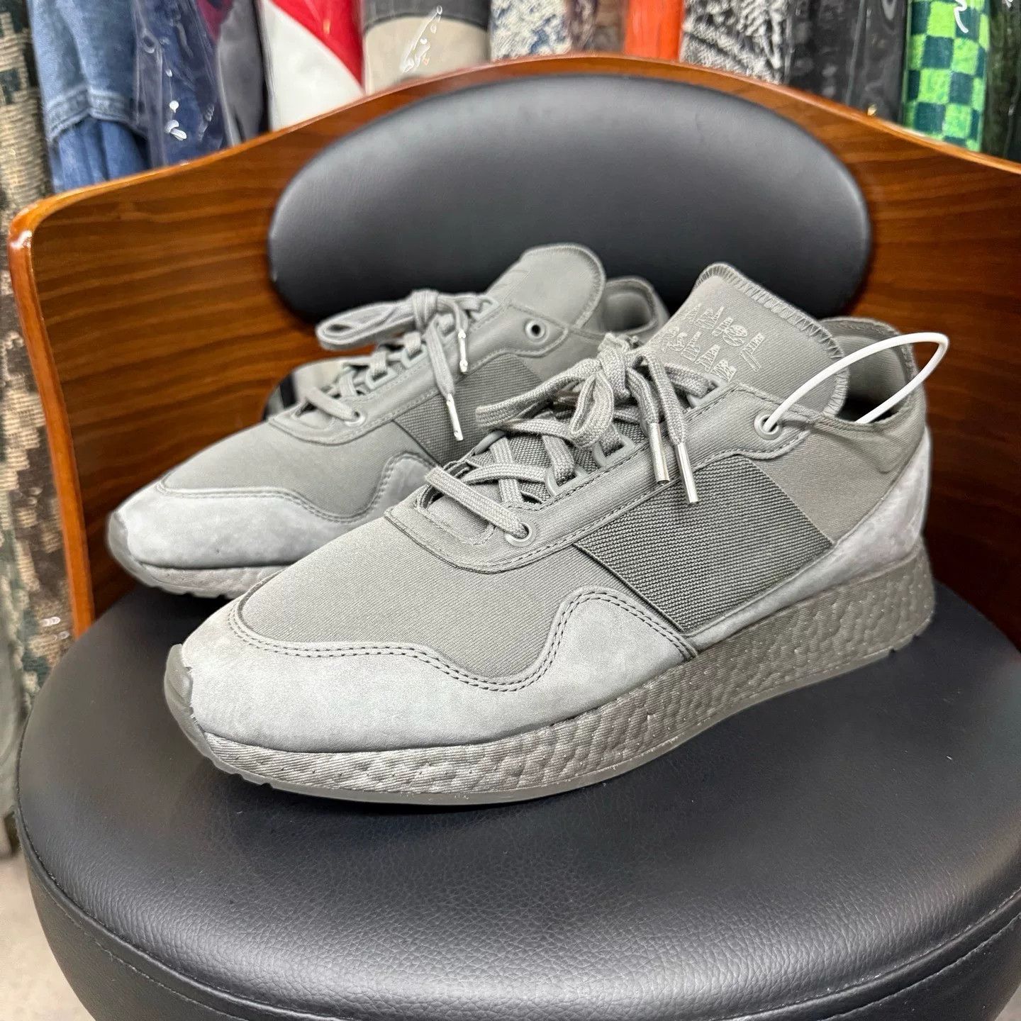 Adidas Adidas Gray Lowtop Sneakers 44.5 Men Size US 11 / EU 44 - 1 Thumbnail