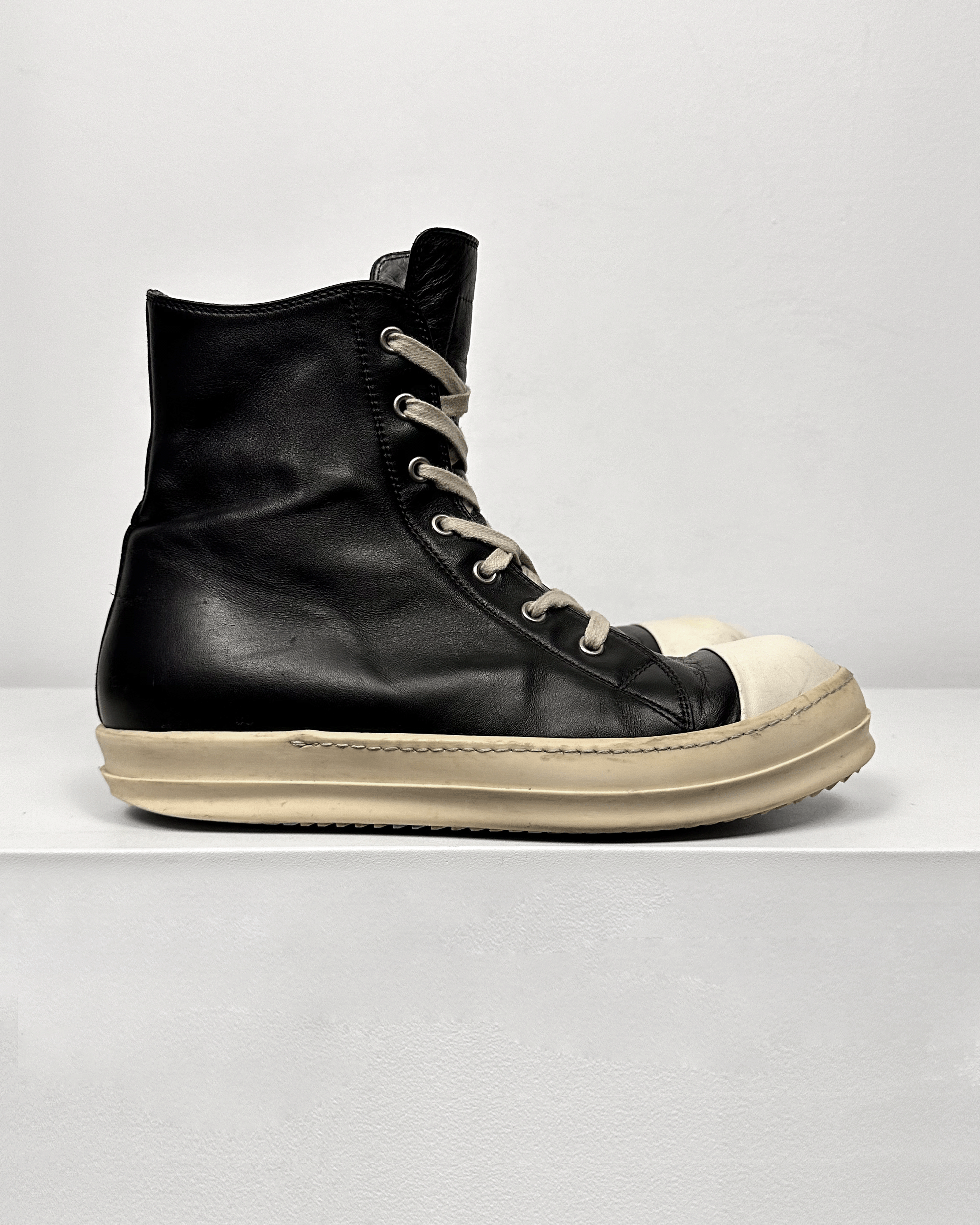Rick Owens Rick Owens Leather High Ramones Size US 9 / EU 42 - 3 Thumbnail