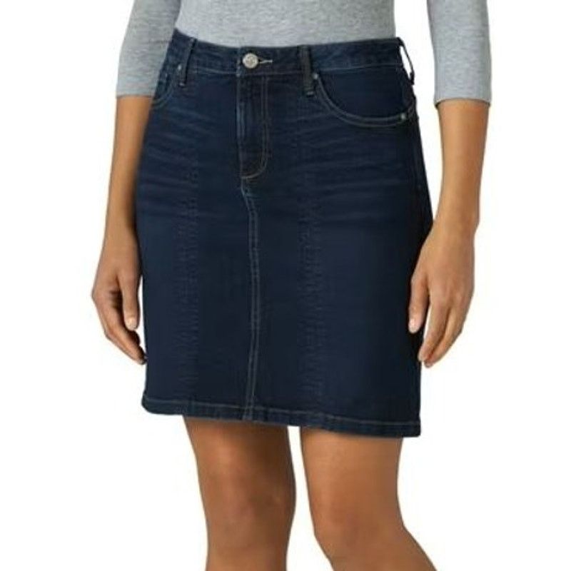 Lee LEE RIDERS Shape Illusions Midrise Denim Skirt | US 18 | NWT Size 40" / US 18 - 1 Thumbnail