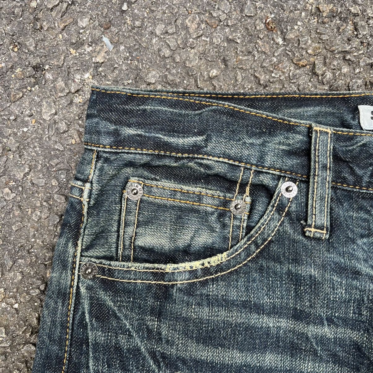 Hysteric Glamour Japanese Skull Embroidered Jeans Distressed Punk Denim Size US 28 / EU 44 - 5 Thumbnail