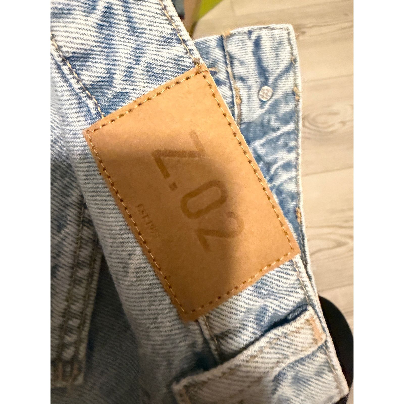 Zara Blue High Waist Straight Ankle Rigid Pocketed Cotton Jeans Size 27" / US 4 / IT 40 - 8 Thumbnail