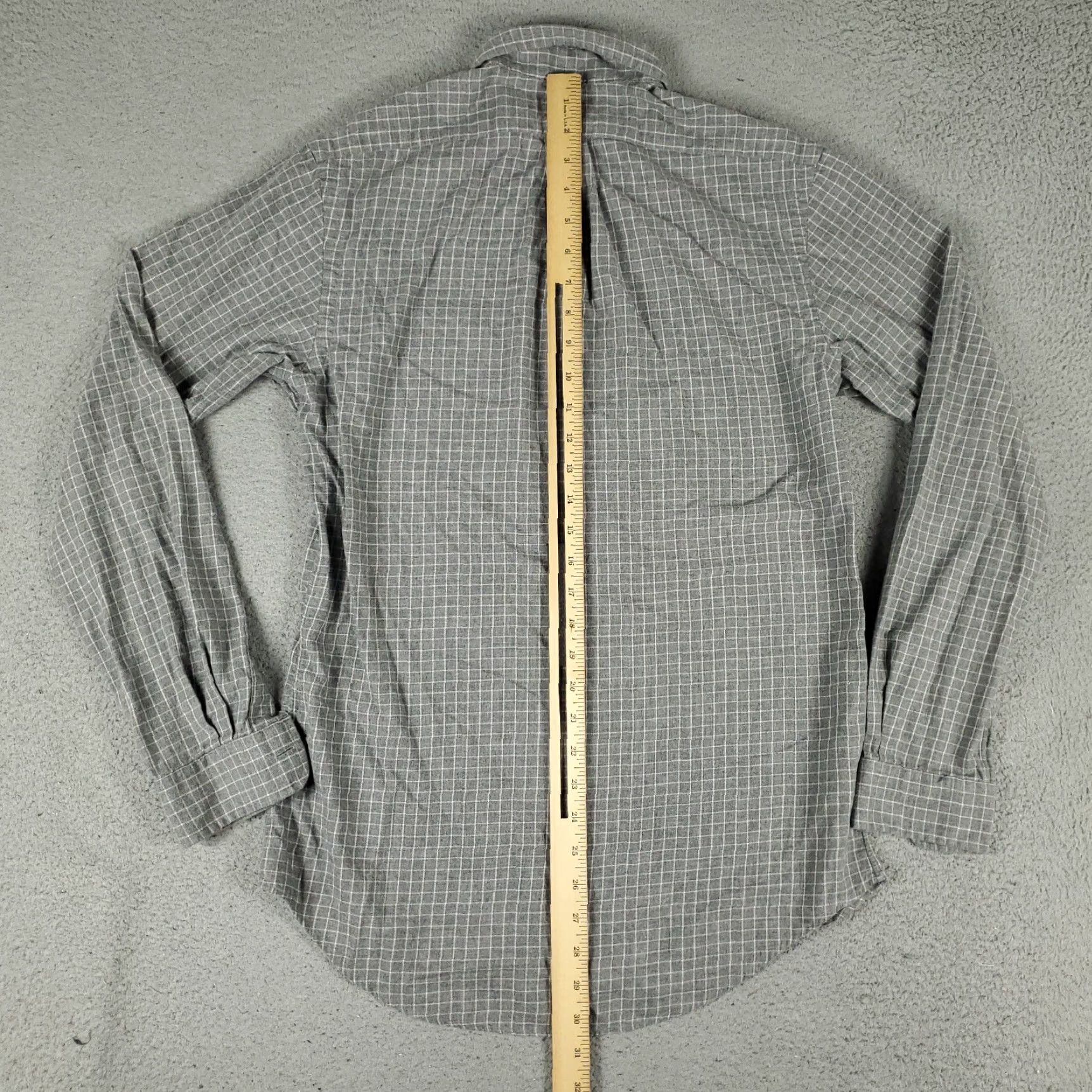 Ralph Lauren Ralph Lauren Shirt Mens Small Gray Check Pony Casual Button-Up Long Sleeve Adult Small Gray Polo Style Shirt Mens S Size US S / EU 44-46 / 1 - 3 Thumbnail