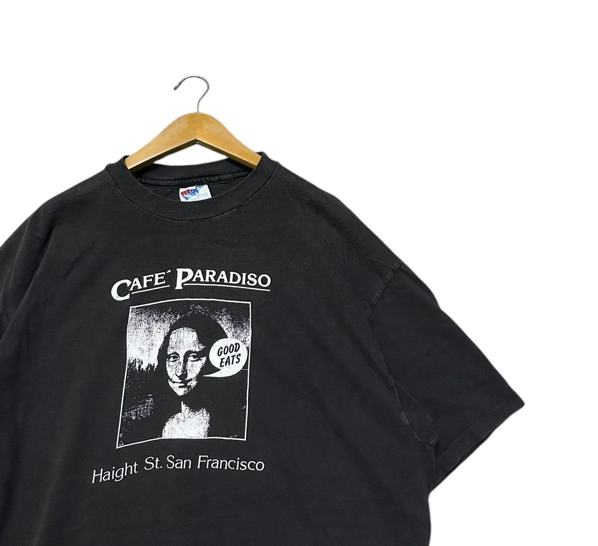 Vintage Vintage 90s Cafe paradiso haigh st san francisco tshirt Size US XL / EU 56 / 4 - 1 Thumbnail