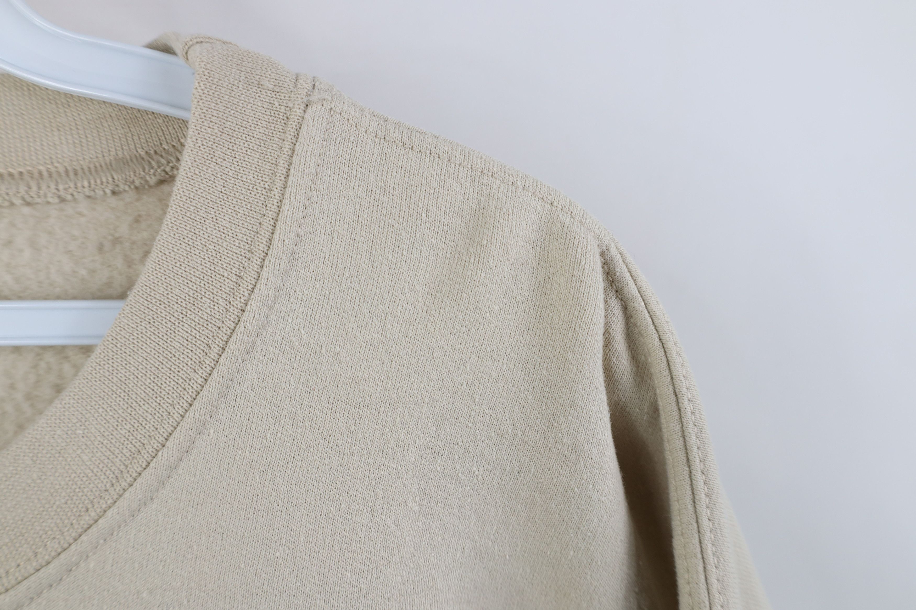 Vintage Vintage 90s Y2K Streetwear Puppy Crewneck Sweatshirt Beige Size 3XL / US 20-22 - 10 Thumbnail