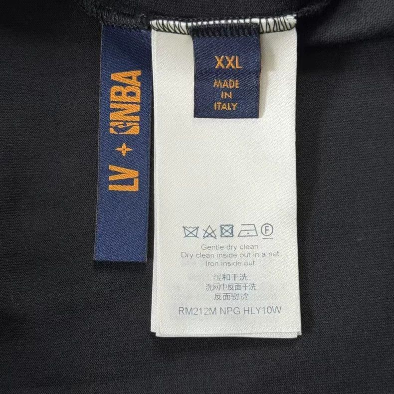 Louis Vuitton LV NBA Collaboration Black Short Sleeve T -2505 Size US XXL / EU 58 / 5 - 4 Thumbnail