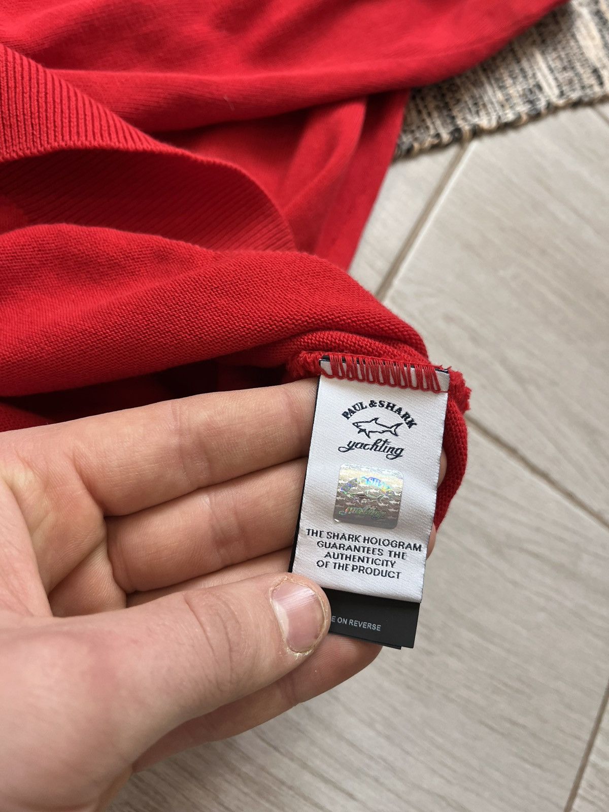 Paul & Shark × Vintage Vintage Paul & Shark Zip Knit Red Pullover Y2K sweatshirt Size US XXL / EU 58 / 5 - 14 Thumbnail