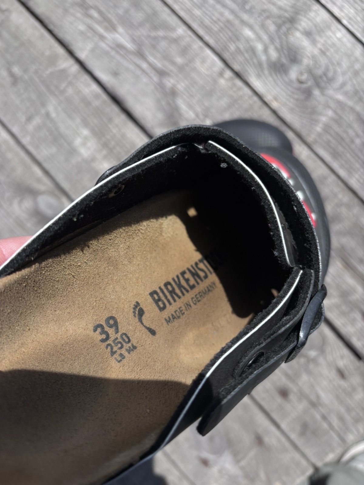 Birkenstock Birkenstock Kay Clogs "Big Dino" Graphic - Black/Red Size US 7 / EU 40 - 9 Thumbnail