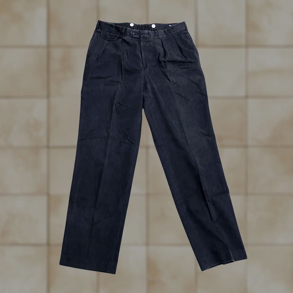 Club Room VINTAGE Club Room Pleated Chino Pants Men 34 Black Slacks Dad Cut Shirt? Size US 34 / EU 50 - 1 Thumbnail