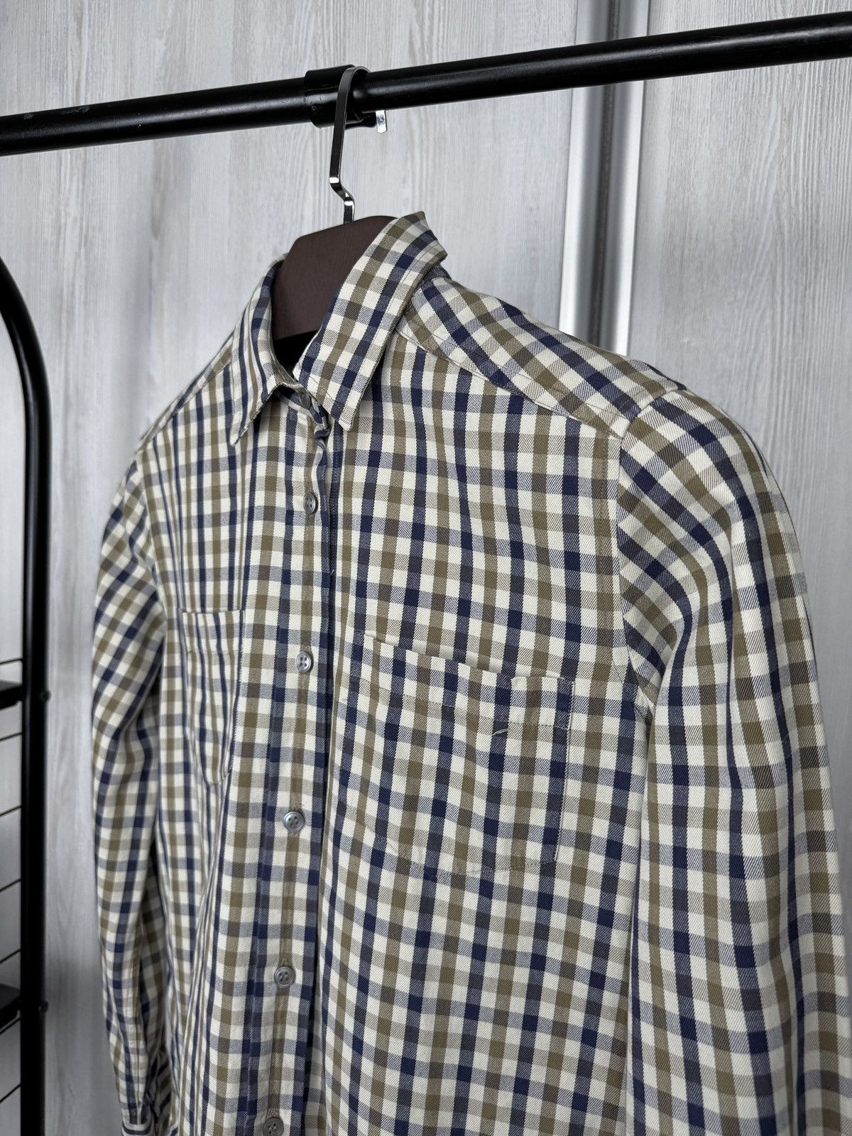 Aquascutum Aquascutum vintage nova check button up ls shirt size 36 91 Size S / US 4 / IT 40 - 6 Thumbnail