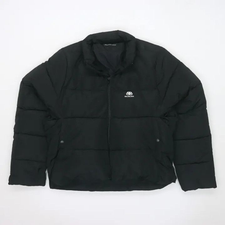 Balenciaga Balenciaga Black C Shape Puffer Jacket Size US L / EU 52-54 / 3 - 1 Thumbnail
